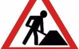 Roadworks on Newbridge road near Pfizer commenced today