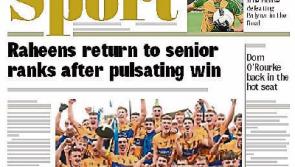 In this week's Leinster Leader Sport