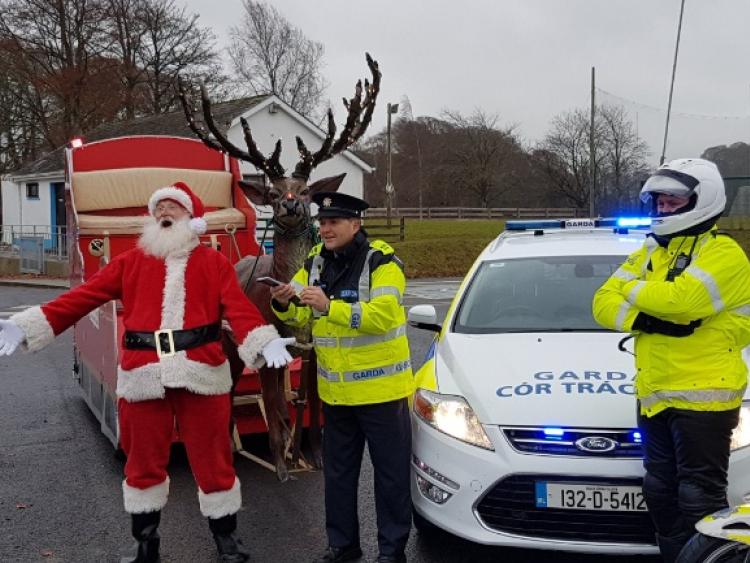 Santa pulled over by Kildare cops