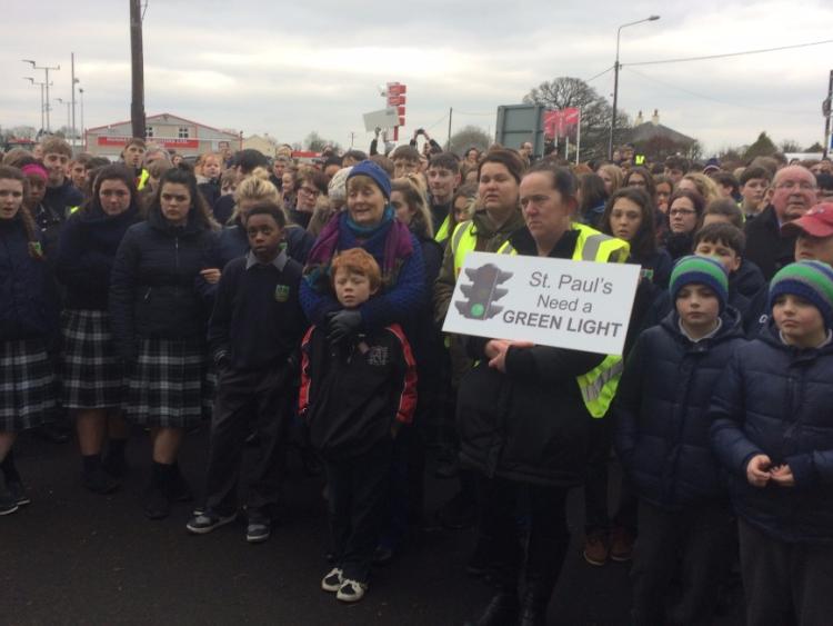Awareness march from St Paul's Secondary school in Monasterevin
