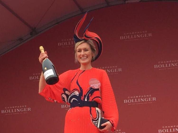 LIVE: Kildare woman scoops Punchestown's Bollinger Best Dressed Lady 2017!