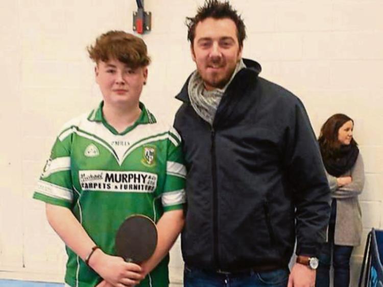 Newbridge boy Harry makes big table tennis impression