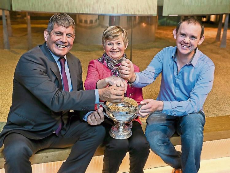 Kildare mum and son collect barley malting prize