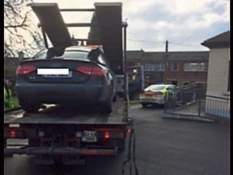 Cars seized by Gardai in Celbridge