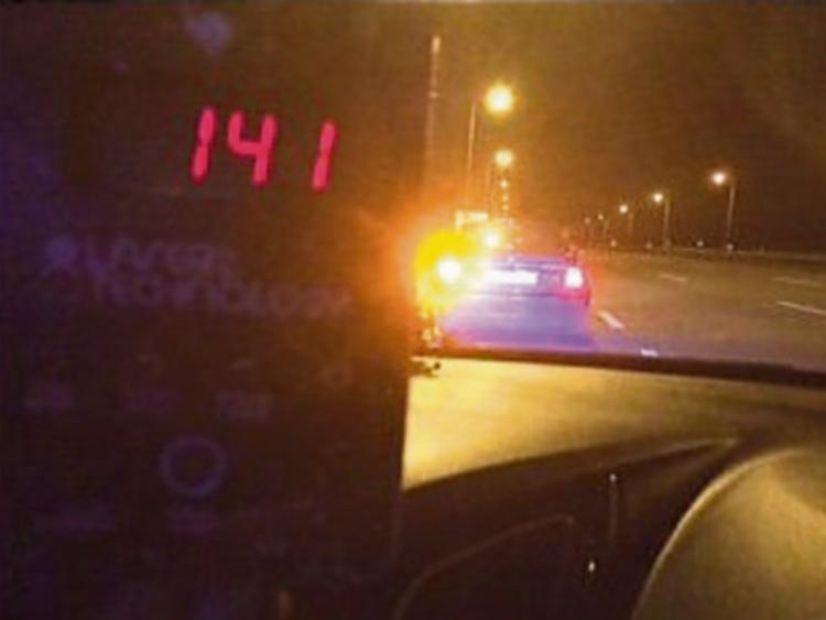 Four cars detected speeding in Naas over night