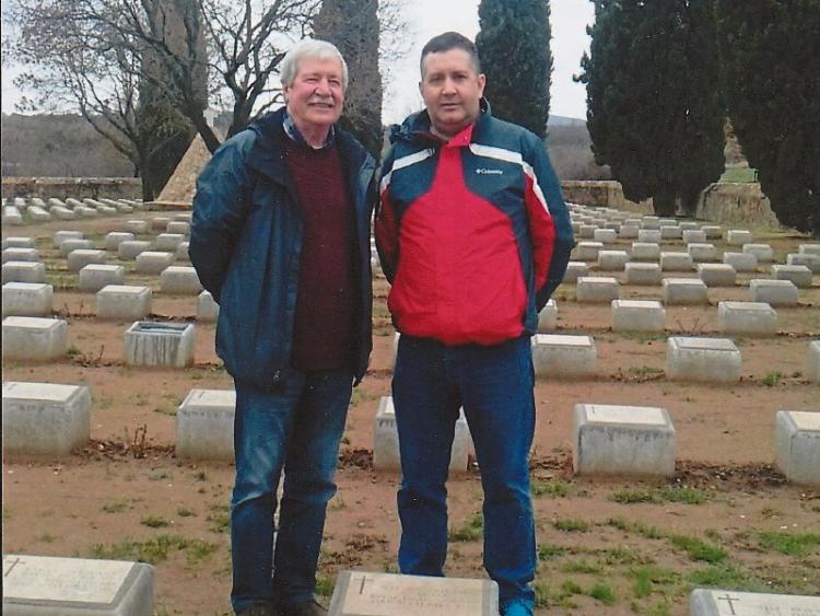 Naas man visits World War 1 relative's grave