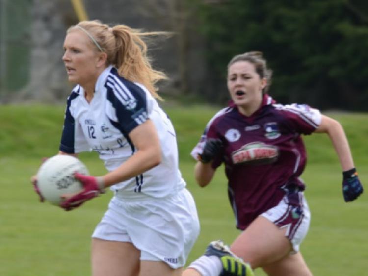 Maria Moolick on the attack against Galway.