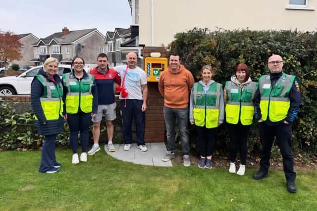 This decision came when he was introduced to the volunteers who came down to put a defibrillator up in his residential area.
