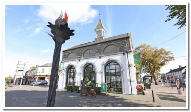 File photograph showing the Market Square region of Kildare town