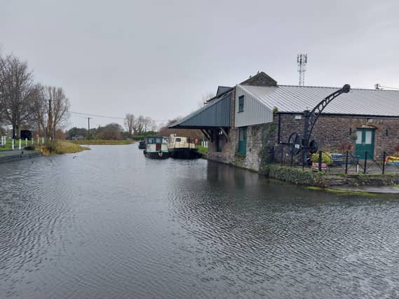 The canal harbour area Naas