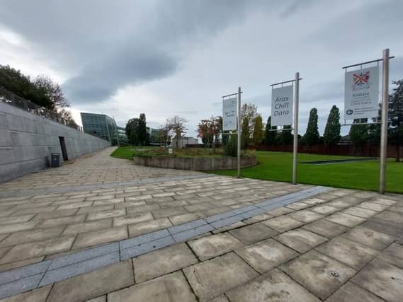 Pictured above is the official headquarters of Kildare County Council, Áras Chill Dara, which is located in Devoy Park, Naas. File photograph