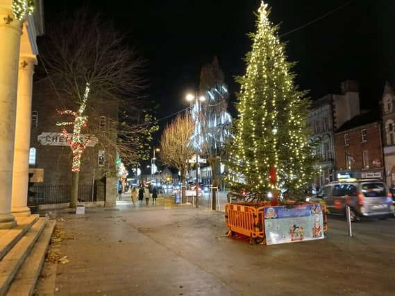 A Christmas scene in Naas