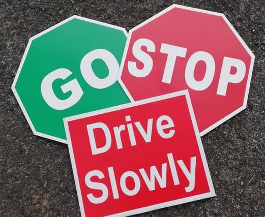 Traffic management measures to last for four weeks in this Kildare village. File photograph