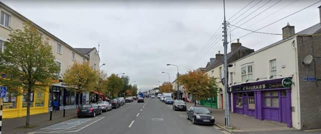 The Main Street of Newbridge, as seen on Google Maps Street View