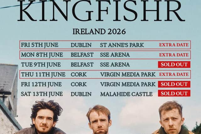 The new dates for next summer mean that Kingfishr are expected to play to 109,000 people over the span of eight days which represents a monumental rise for the band who only formed in 2022.