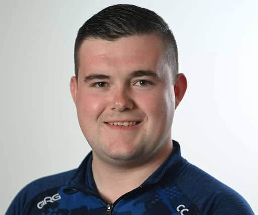 Newbridge native Conor McCabe is the escort for Texas Rose Sara Costa.