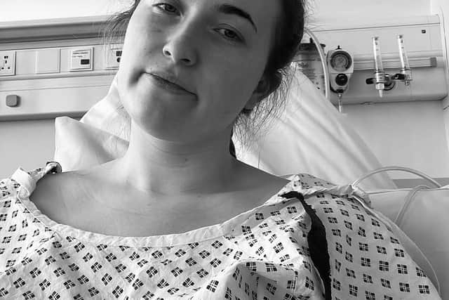 "It hurts to walk basically," she revealed.