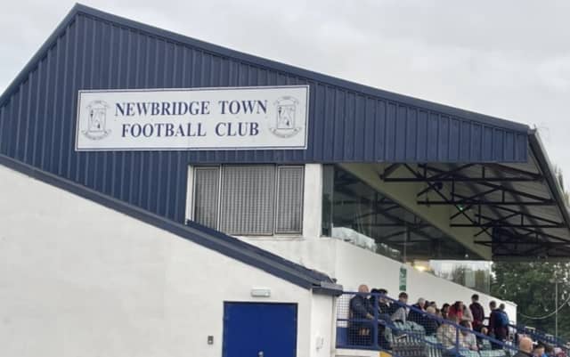Station road, the home of Newbridge Town FC