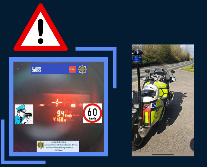 Kildare gardaí caught two drivers 'going well over the speeding limit ...