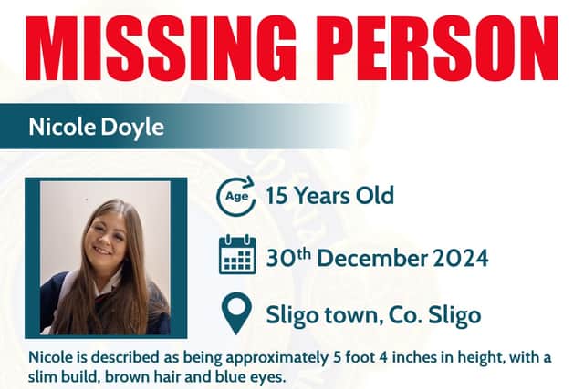 Gardaí are concerned for her well-being.