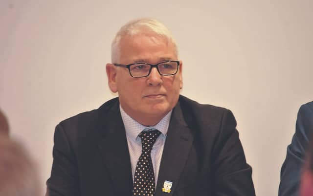 Chairman, Mick Mullen. Photo by Martin Rowe