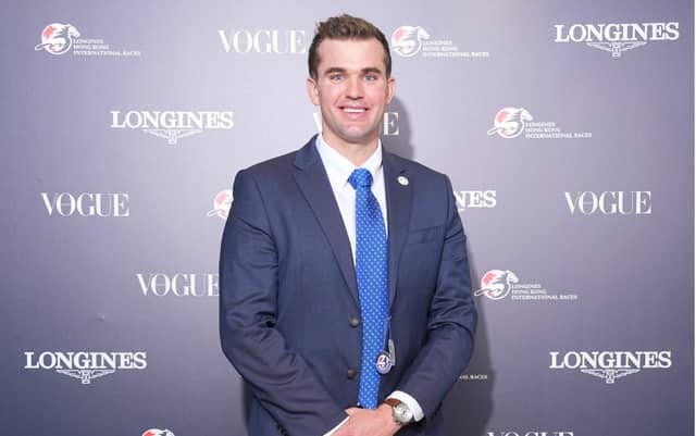 Pierce Dargan, Chief Executive of Equine MediRecord at Sha Tin for the Hong Kong International in 2023 races