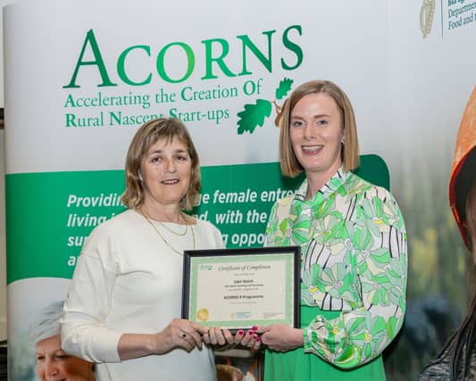 Clare Gormley (LEFT), Department of Agriculture, Food and the Marine with Edel Walsh (RIGHT) of Edel Walsh Coaching and Consulting. Photograph by Orla Murray / Coalesce Limited.
