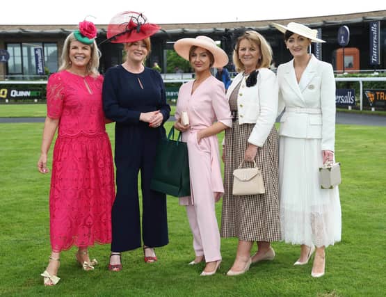 Cleo Knight, centre from Portarlington the winner of the Ashford Castle Style Icon award with Judges, Marietta Doran, Bláthnaid Ní Chofaigh, Dawn Fulcher from LK Bennett, Lisa Toomey of Ashford Castle
