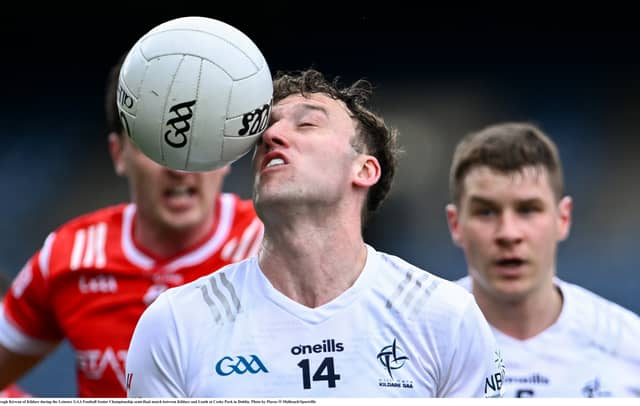 Darragh Kirwan of Kildare during the Leinster GAA Football Senior Championship semi-final match between Kildare and Louth at Croke Park in Dublin. Photo by Piaras Ó Mídheach/Sportsfile