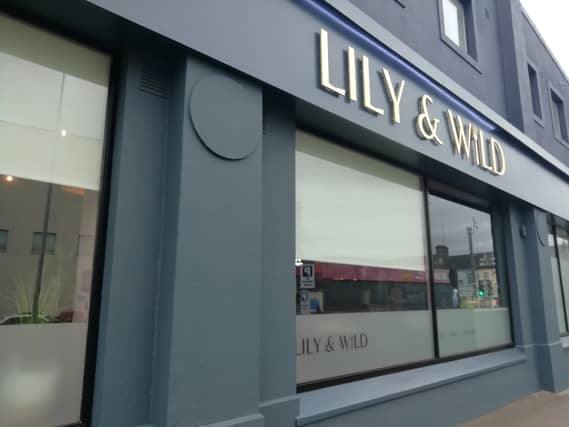 The exterior of Lily and Wild's restaurant in Newbridge.