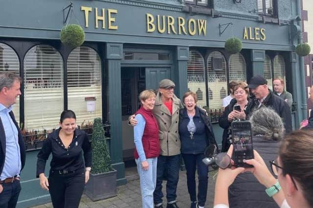 Springsteen took in the sights of Rathangan when the E Street Band played three shows at the RDS Arena in Dublin last May on their European tour.