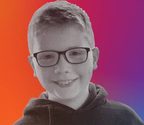 Logan Kelly is a 12-year-old podcaster and journalist. Pic supplied.