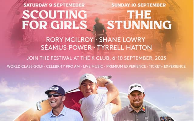 Scouting For Girls and The Stunning to headline the Horizon Irish Open’s Main Stage at The K Club this September