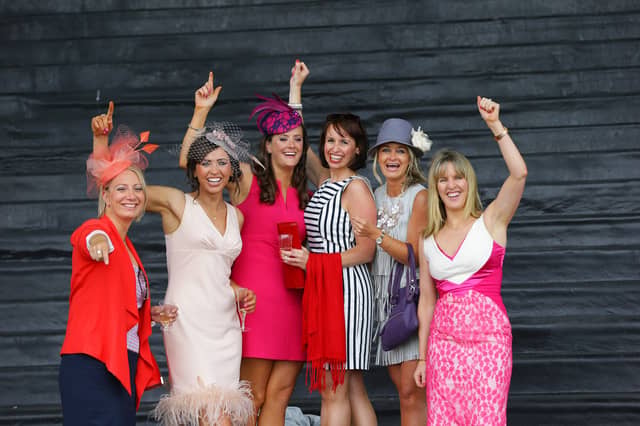 Racegoers at the Curragh Racecourse (File Photo)