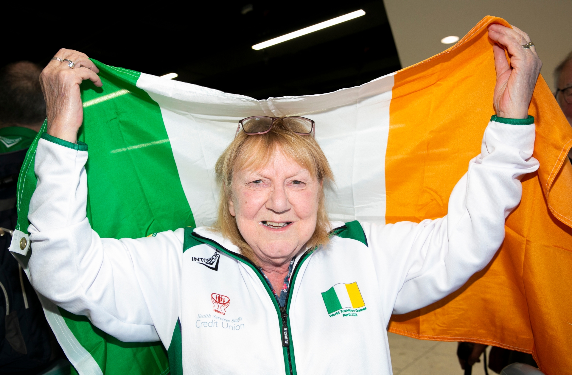 Bernadette Cox from Newbridge returns from the games