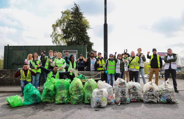 The canal clean-up saw more than 50 volunteers weigh in with kayaks, pickers and stacks of recycling and waste bags to help clear refuse from along the canal banks. Photo by Paul Reardon Photography.