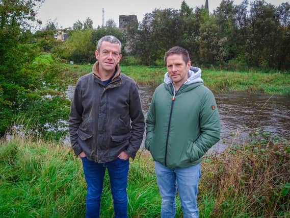 Michael Kelly (left) and Padraig Fogarty of the Irish Wildlife Trust