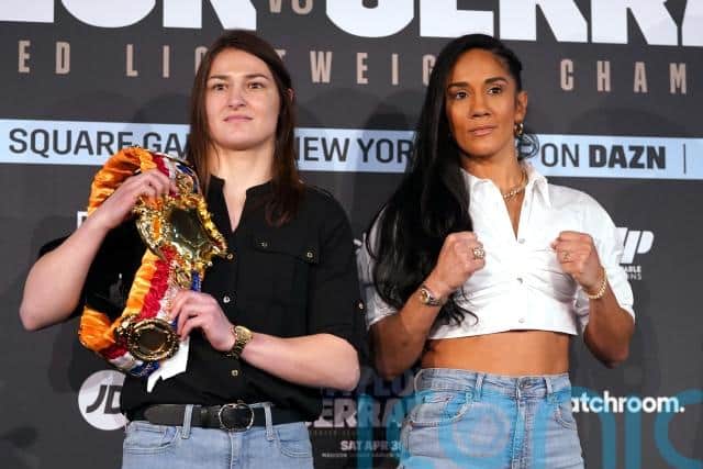“This is one of the most exciting fights out there right now,” Taylor said. “Once I heard Serrano was out, Chantelle was the obvious choice.”