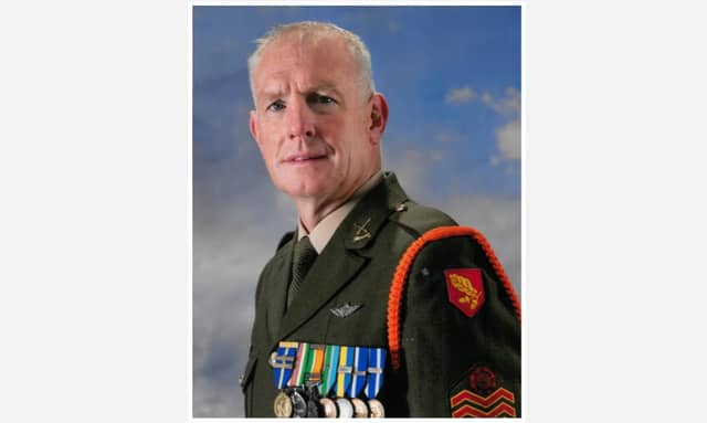 The late Acting Sergeant Major Declan (Doc) O'Connell (Image: Defence Fores)