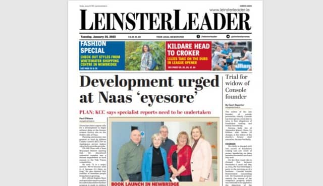 The current edition of the Leinster Leader