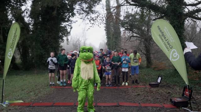 A Christmas Jumper Dash held by Croí Credit Union in Donadea Forest recently