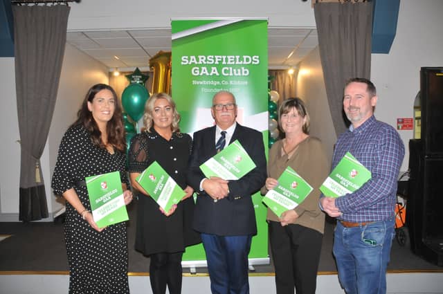 Kate Kenna Club PRO, Alison Donnelly Club Secretary, Brendan Ryan Club Chairman, Deirdre O Sullivan Club Treasurer, Ed Mountaine Club Registrar.