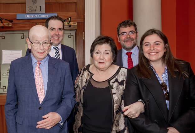 Tony Hanahoe with wife Berna and children Luke, Karl and Amy; PHOTO: BEN KELLY