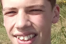 James is described as being 6 foot in height, of slim build, with brown hair