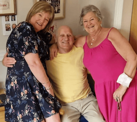 Catherine Quinn-Tyrrell with her uncle Paddy Quinn and cousin Mary Stacey.