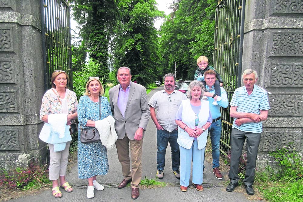 Two families who are descended from participants in the events discussed on the night
