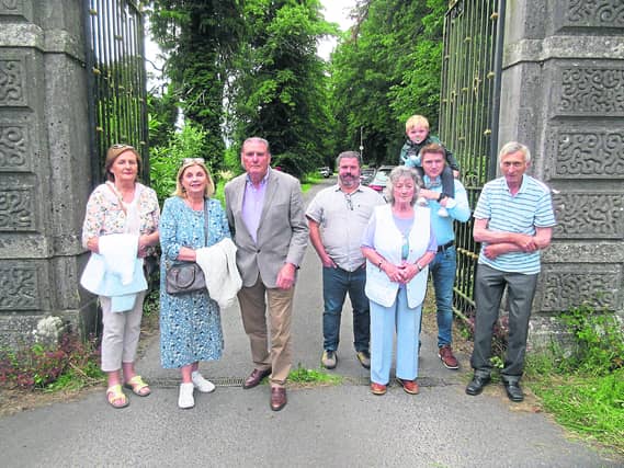 Two families who are descended from participants in the events discussed on the night