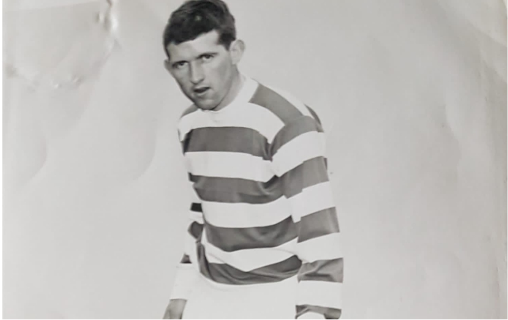 Kildare native Mick Kearin donning the famous hoops of Shamrock Rovers