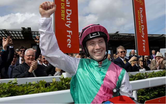 Dubai Duty Free Irish Derby winning jockey Colin Keane
