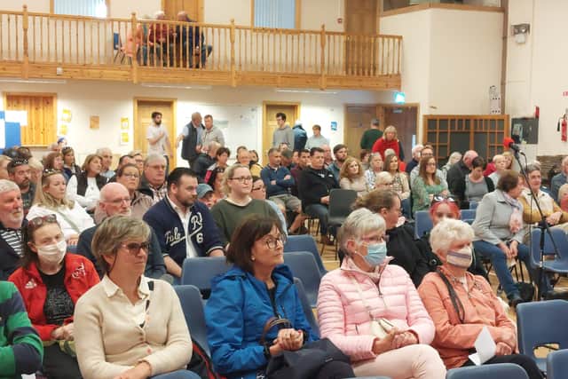 Following this, Mr Galvin introduced himself to those in attendance, saying: "It is good to be here tonight to listen to your concerns; Glenveagh are inclined to work with communities.